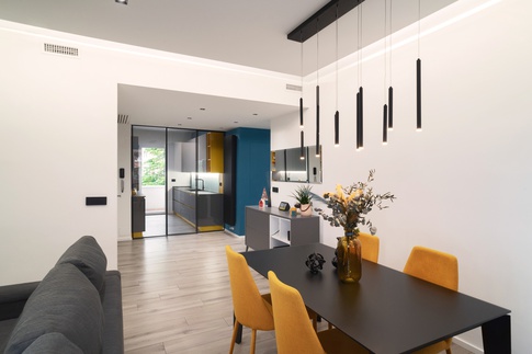 Open Space in stile moderno di 40 di ELLE architetture | Luigi Longo architetto