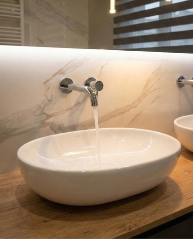 Bagno in stile contemporaneo di 5 di Francesca Silvestri