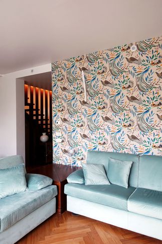Soggiorno in stile contemporaneo di 35 di architempore
