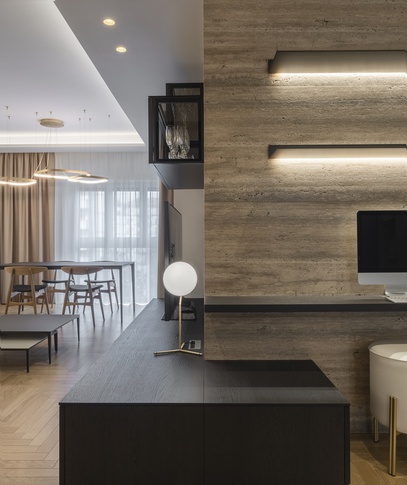Soggiorno in stile moderno di 33 di Pamela Camposano Ingegnere Architetto