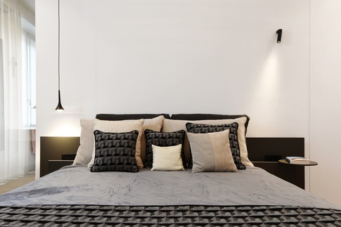 Camera da Letto in stile contemporaneo di 21 di kkarchitecture