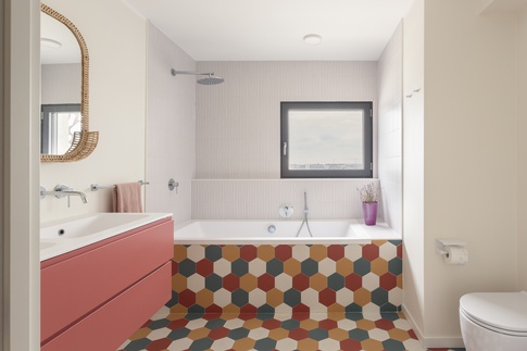 Bagno in stile moderno di 6 di NOMADE ARCHITETTURA