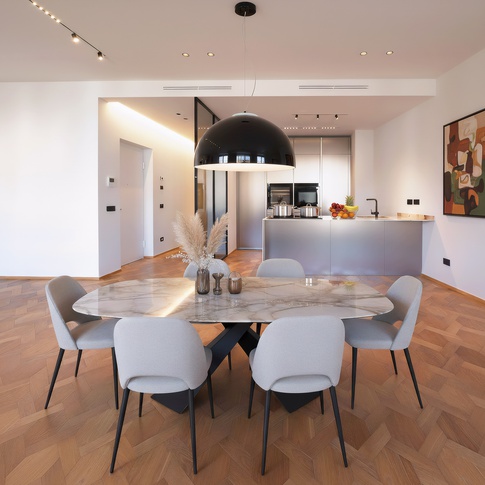 Open Space in stile contemporaneo di 50 di Desearq studio - architettura e interior design Open Space in stile contemporaneo di 50 di Desearq studio - architettura e interior design