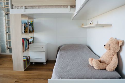 Cameretta Bambini in stile contemporaneo di 15 di Rinnova Home 3d