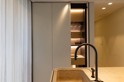 Cucina in stile contemporaneo di 110 di Abitacolo Interni