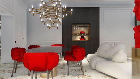 Soggiorno in stile classico di 20 di Salvatore Sito Interior Designer