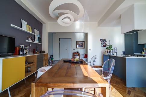 Open Space in stile moderno di 26 di Lorenzo Rossi Architetto