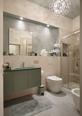 Bagno in stile contemporaneo di 6 di Arar Studio di Arar Muna Isabella Bagno in stile contemporaneo di 6 di Arar Studio di Arar Muna Isabella