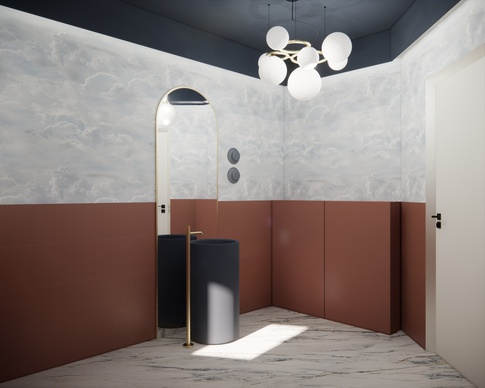 Bagno di Servizio in stile contemporaneo di 6 di Arch'IN - Architettura di Interni