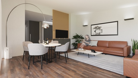 Open Space in stile moderno di 45 di SCA Studio