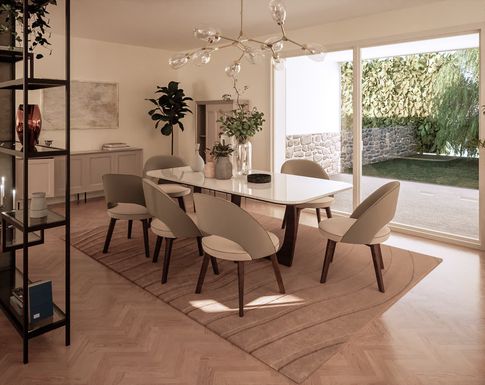 Open Space in stile contemporaneo di 50 di Caterina Scamardella Architetto