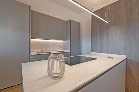 Open Space in stile japandi di 27 di Studio di Architettura Barbara Vucusa Architetto Open Space in stile japandi di 27 di Studio di Architettura Barbara Vucusa Architetto