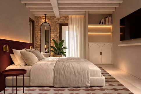Camera da Letto in stile japandi di 34 di EmmePi Architettura