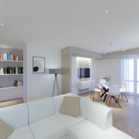 Open Space in stile contemporaneo di 60 di SG Architetti