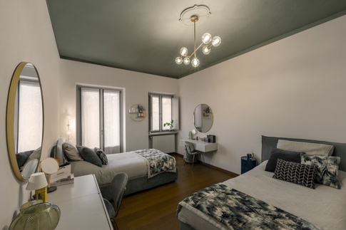 Camera da Letto in stile moderno di 20 di Carola Ribotta architetto Camera da Letto in stile moderno di 20 di Carola Ribotta architetto