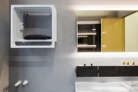 Bagno in stile contemporaneo di 6 di officineMAMA Bagno in stile contemporaneo di 6 di officineMAMA