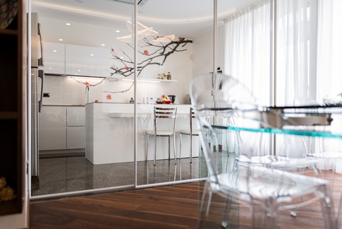 Cucina in stile contemporaneo di 15 di Annalisa Carli Architetto Cucina in stile contemporaneo di 15 di Annalisa Carli Architetto