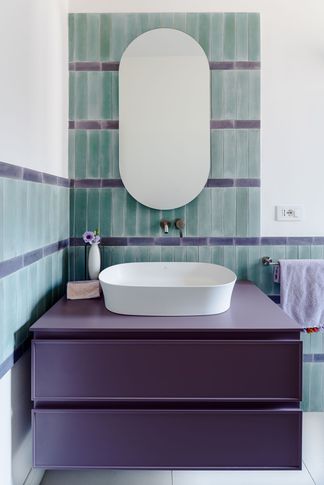 Bagno in stile eclettico di 6 di Tania Mariani Interiors Bagno in stile eclettico di 6 di Tania Mariani Interiors