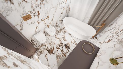 Bagno in stile classico di 10 di Salvatore Sito Interior Designer