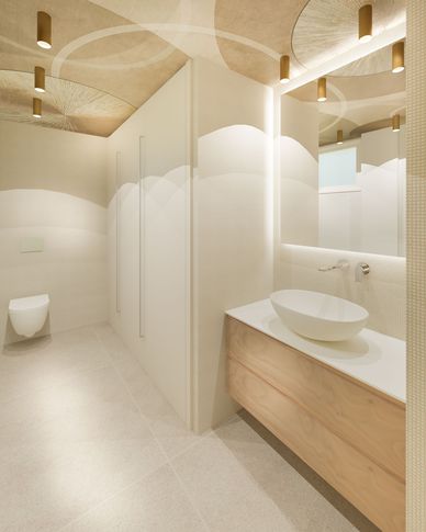 Bagno di Servizio in stile minimal di 6 di MICHELE VOLPI STUDIO INTERIOR DESIGN