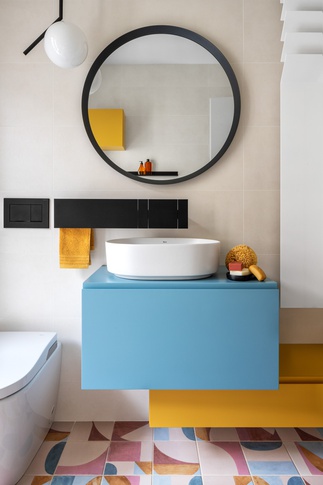 Bagno in stile moderno di 5 di Arch. Martina Pozzi MP_archistudio