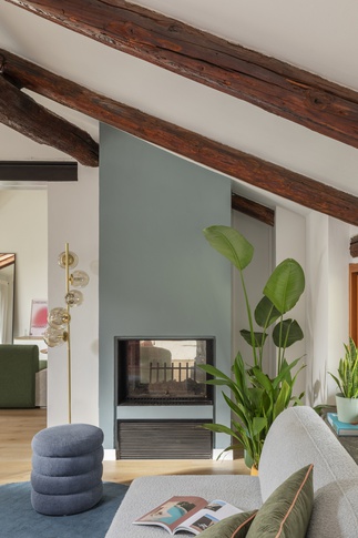 Open Space in stile scandinavo di 75 di Storie Design Studio