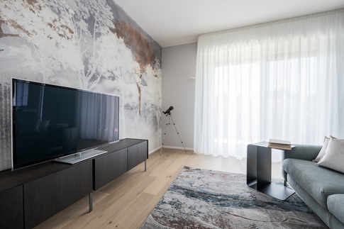 Open Space in stile naturale di 45 di Annalisa Carli Architetto Open Space in stile naturale di 45 di Annalisa Carli Architetto