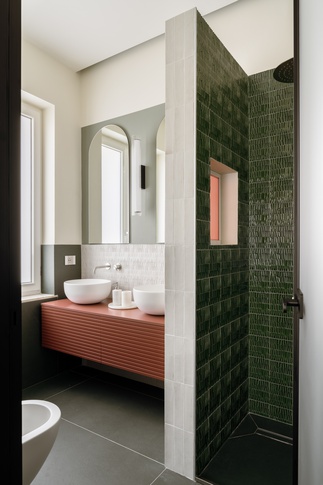 Bagno in stile contemporaneo di 5 di ARCHIELLE