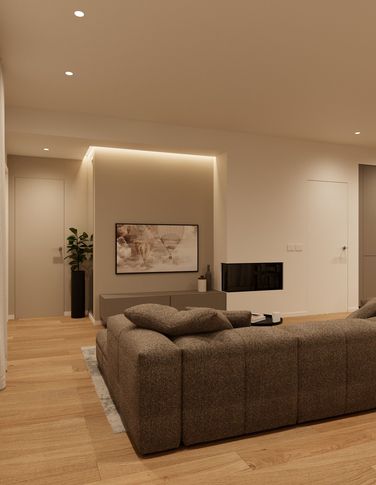 Open Space in stile moderno di 37 di Silvia Aquilani . Design studio Open Space in stile moderno di 37 di Silvia Aquilani . Design studio