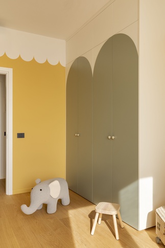 Cameretta Neonati in stile moderno di 13 di Arch. Martina Pozzi MP_archistudio Cameretta Neonati in stile moderno di 13 di Arch. Martina Pozzi MP_archistudio