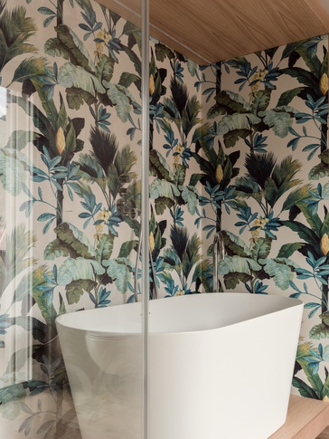 Bagno in stile moderno di 12 di Moroni Architettura 2.0