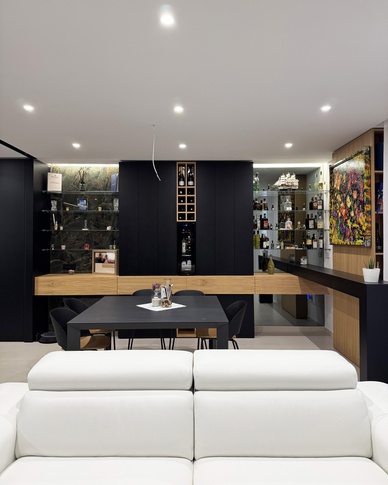 Open Space in stile contemporaneo di 55 di IMA STUDIO Open Space in stile contemporaneo di 55 di IMA STUDIO