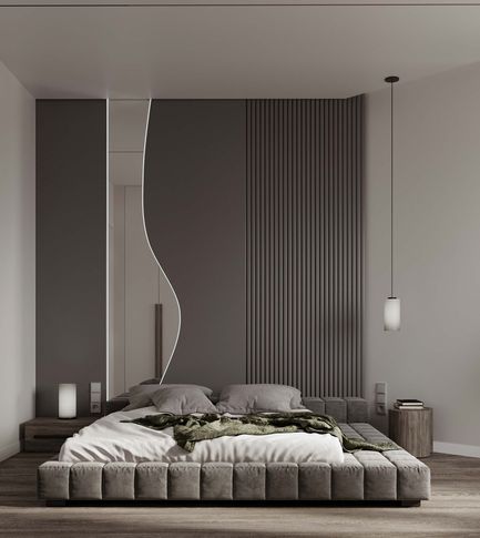 Camera da Letto in stile moderno di 30 di Ekaterina Smirnova