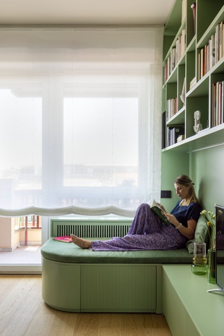 Soggiorno in stile moderno di 31 di Arch. Martina Pozzi MP_archistudio