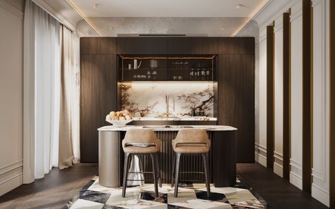 Open Space in stile classico di 20 di Salvatore Sito Interior Designer