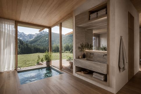 Open Space in stile contemporaneo di 100 di JFD Juri Favilli Design