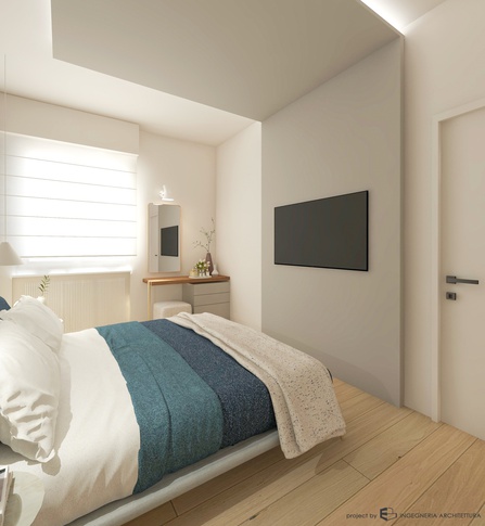 Camera da Letto in stile contemporaneo di 16 di Ester Barboni architetto Camera da Letto in stile contemporaneo di 16 di Ester Barboni architetto