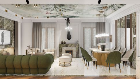 Open Space in stile contemporaneo di 20 di Salvatore Sito Interior Designer