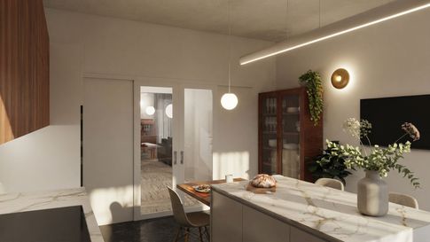 Cucina in stile contemporaneo di 25 di Silvia Malavenda