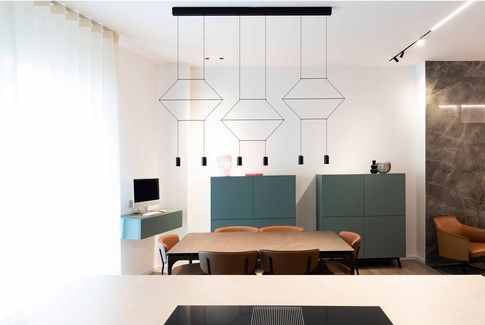 Open Space in stile contemporaneo di 40 di valeria ingrao architetto