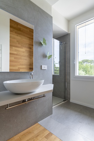 Bagno di Servizio in stile contemporaneo di 5 di Lorenzo Rossi Architetto Bagno di Servizio in stile contemporaneo di 5 di Lorenzo Rossi Architetto