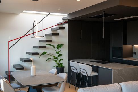 Open Space in stile contemporaneo di 40 di Carusone D+B
