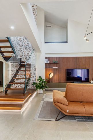 Open Space in stile contemporaneo di 65 di Ciquadro Architetti