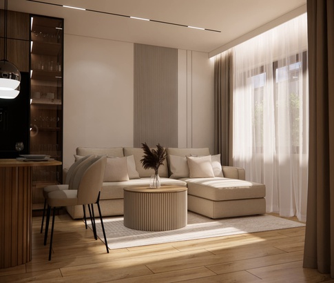 Open Space in stile contemporaneo di 30 di personalhousedesigner Open Space in stile contemporaneo di 30 di personalhousedesigner