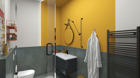 Bagno in stile urban di 5 di Arar Studio di Arar Muna Isabella