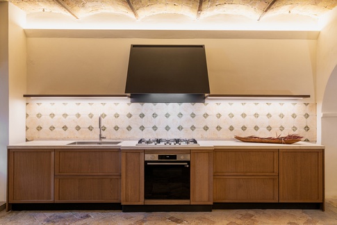 Cucina in stile rustico di 22 di Studio di Interior Design di Yuliya Danilchenko