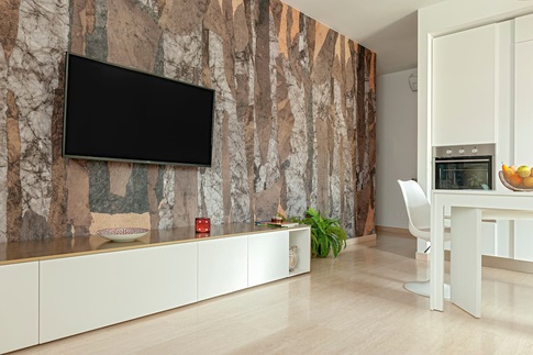Soggiorno in stile moderno di 35 di Luca Bucciantini Architettura d' Interni