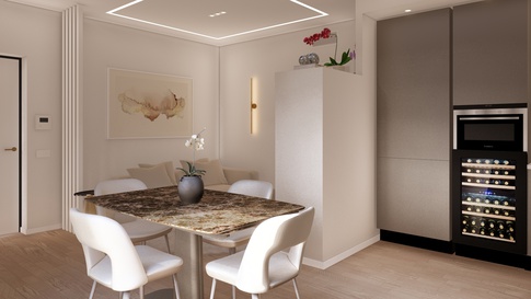 Soggiorno in stile contemporaneo di 24 di Melissa Domenici Architetto