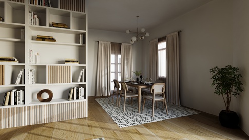 Open Space in stile contemporaneo di 70 di ITArch Interiors