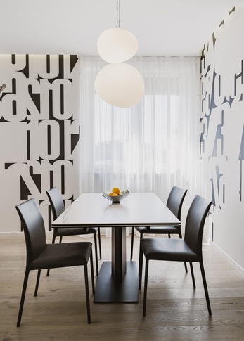 Open Space in stile contemporaneo di 47 di Annalisa Carli Architetto